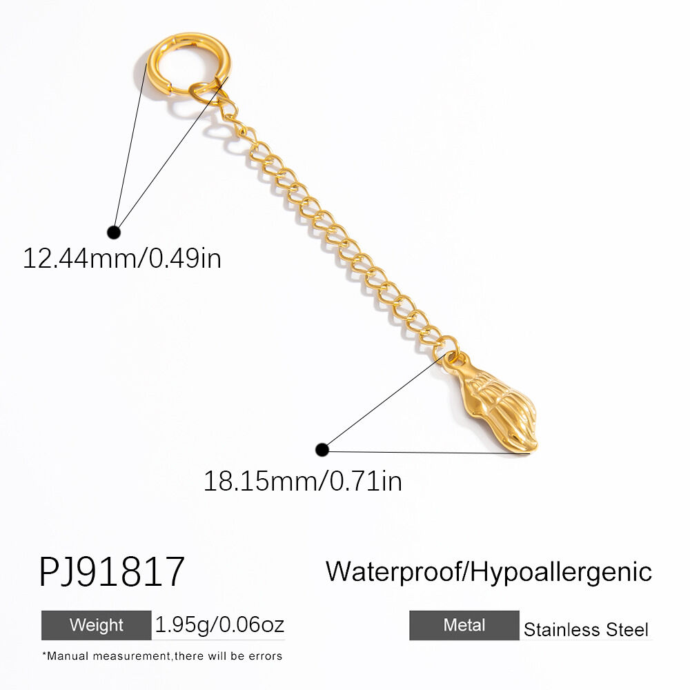 Oceanic Stainless Steel Waterproof Gold Color Bikini Pendant Picture2