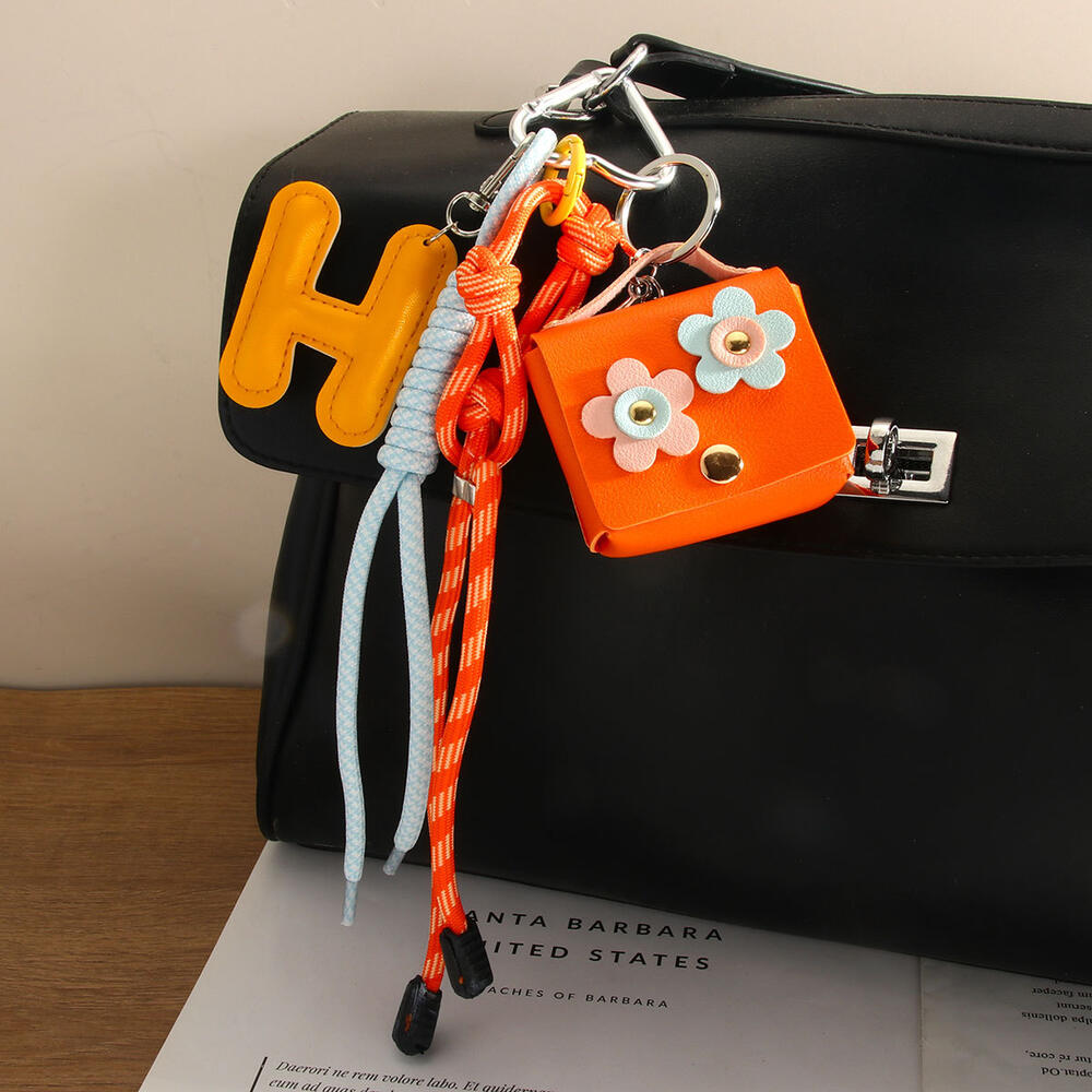 1 pieza de dijes para bolso de mujer de PU con letras diarias de la serie romántica