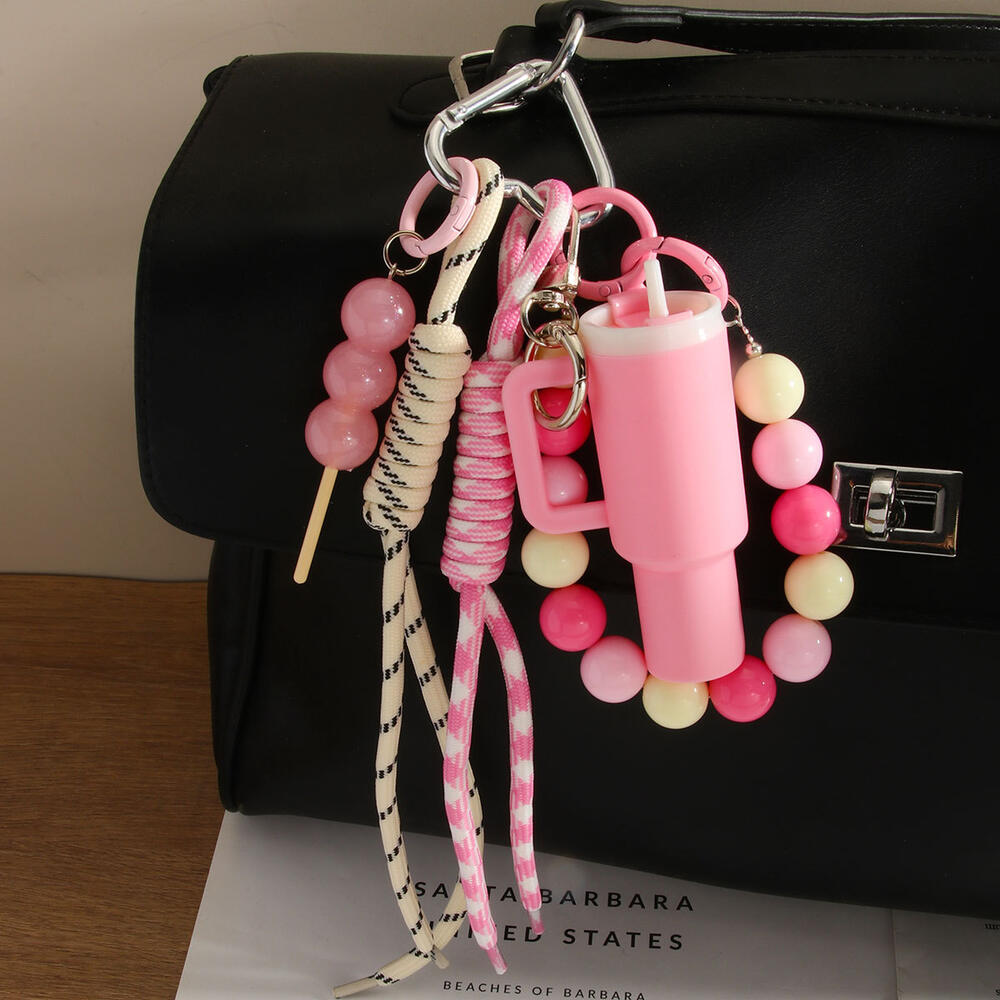 1 Piece Simple Series Sweet Beads Water Cup Women's Bag Charms Picture2