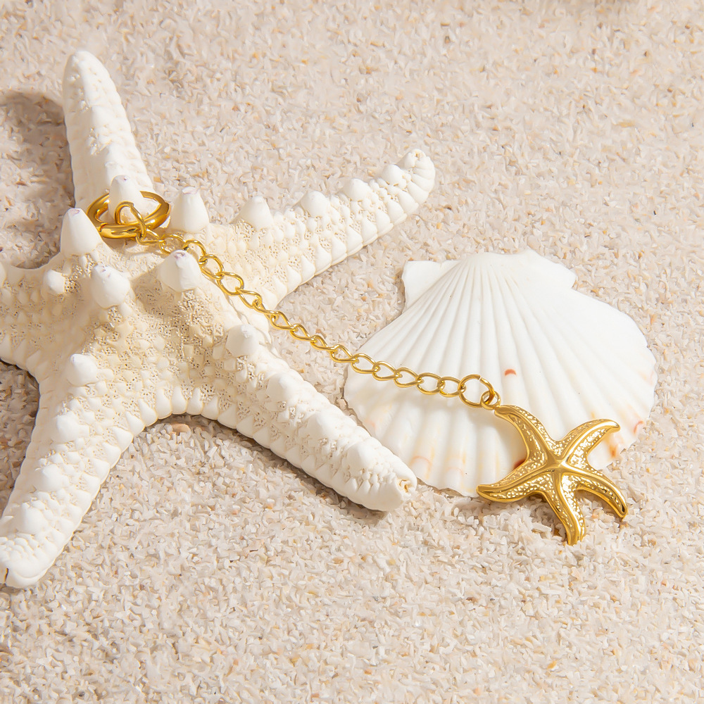 Oceanic Stainless Steel Waterproof Gold Color Bikini Pendant Picture8