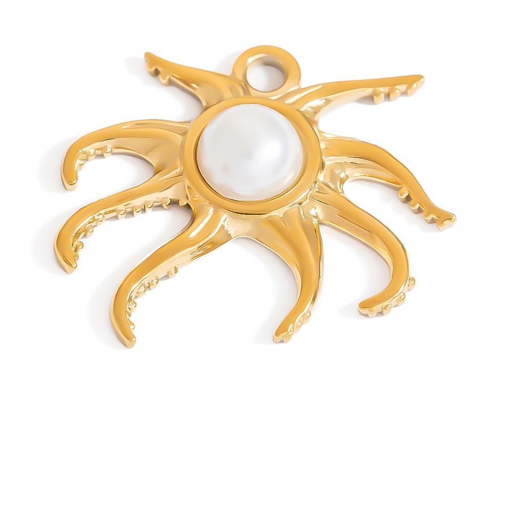 Oceanic Series Gold Color Diy Pendants h5Picture7