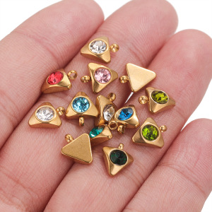 Delicate Vivid Heart Stainless Steel Waterproof Gold Color Women's Pendants h5 Picture5