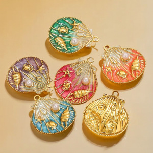 Vacation Conch Stainless Steel Waterproof Women's Pendants h5 Picture3