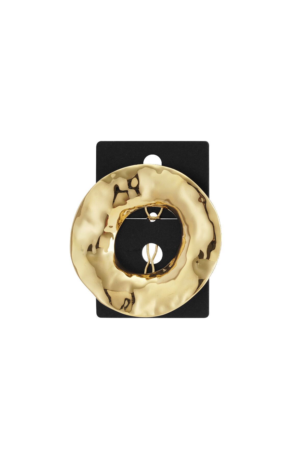 Brooch hairpin circle organic structure h5Picture4
