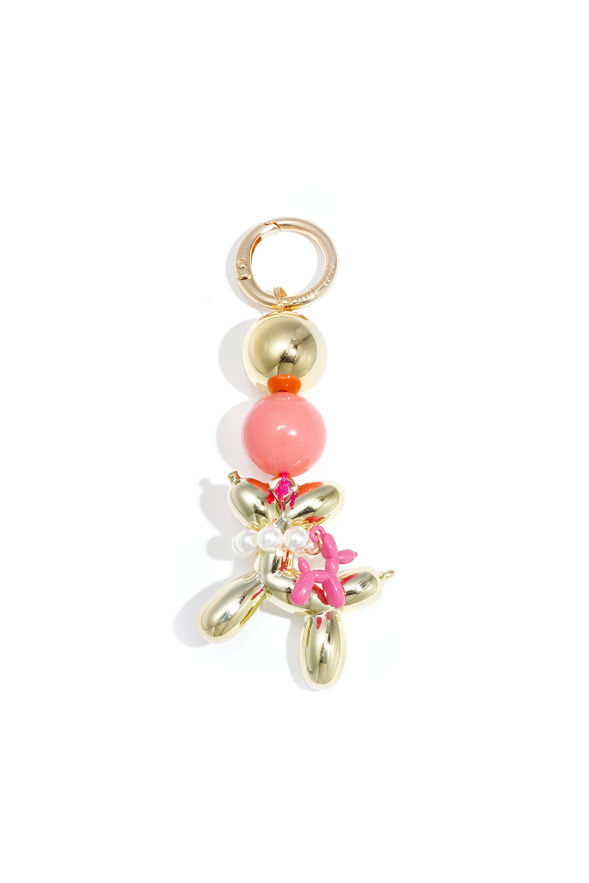 Schattige ballonhond sleutelhanger 2