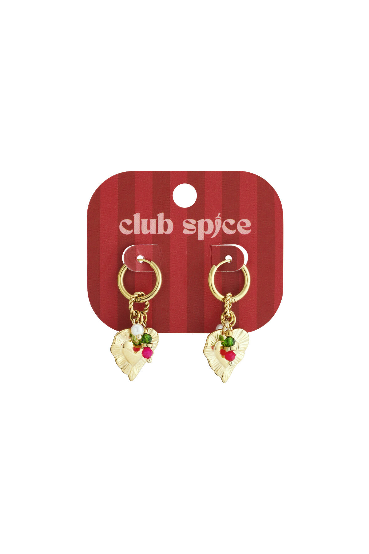Heart Happy Charm earrings Picture5