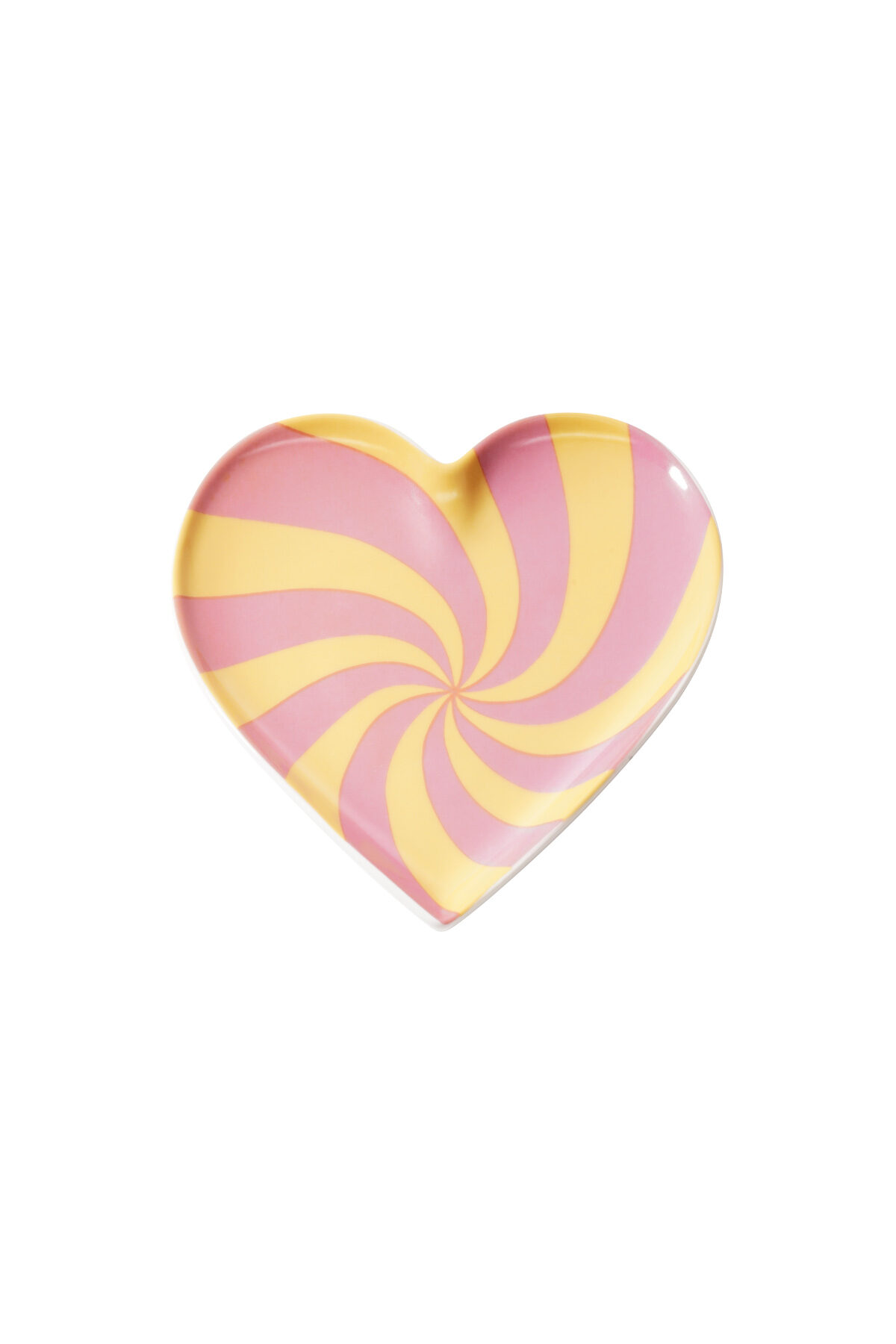 Vassoio portagioie a forma di cuore a spirale 