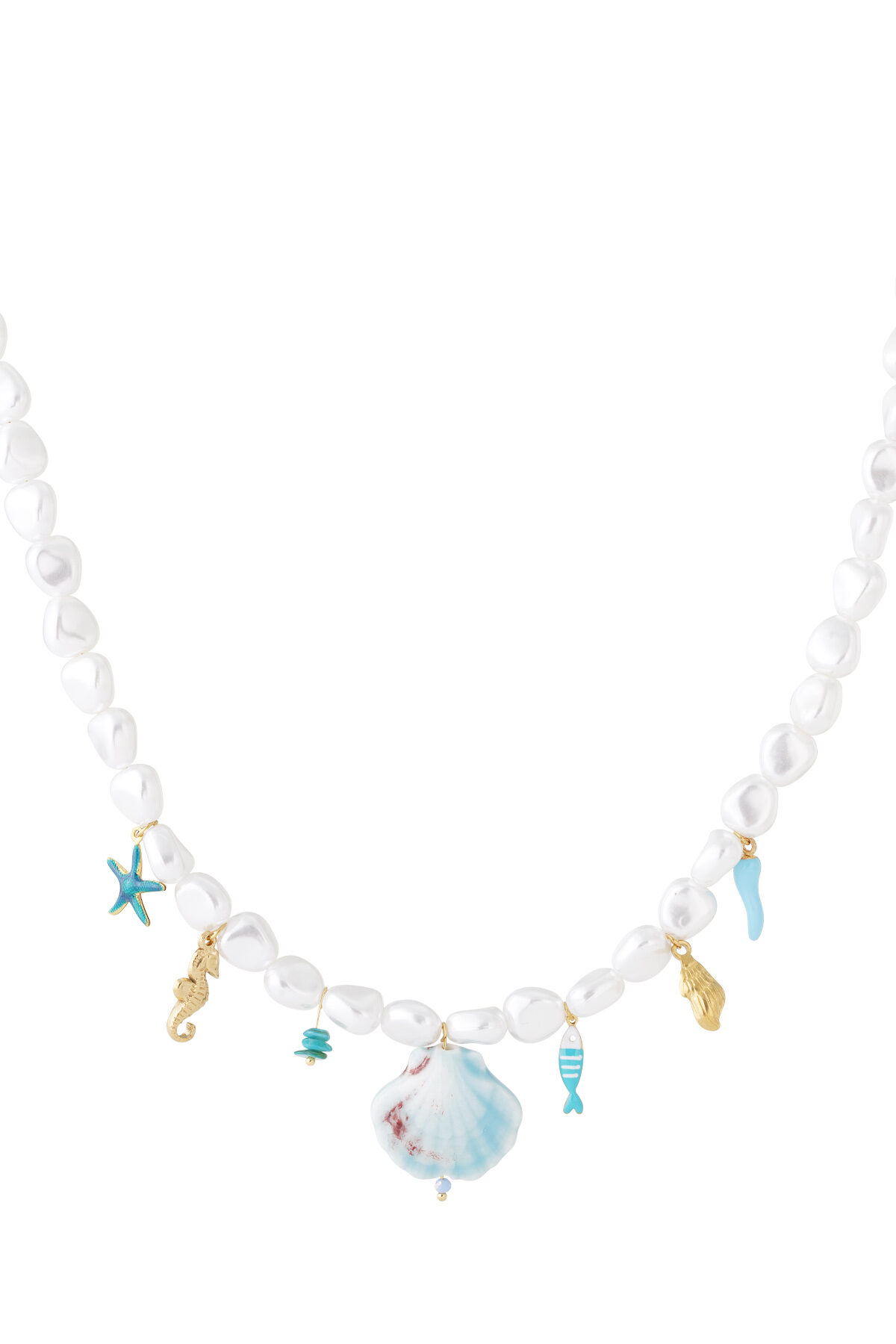 Artificial Pearl Beaded Necklaces Turtle Casual Holiday/Beach Simple Series Women's jewelry h5 