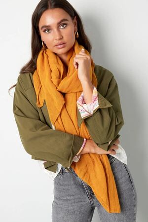 Echarpe unie - rose corail h5 Image2