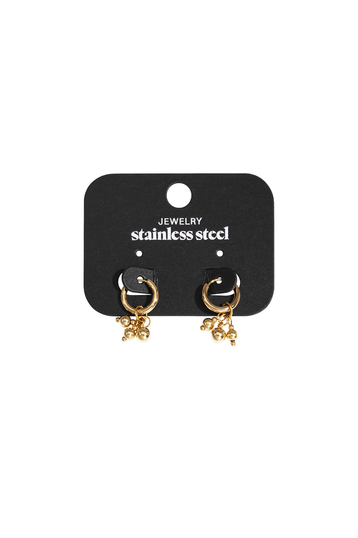 Pendientes colgantes de acero inoxidable con forma irregular, serie casual, diaria y sencilla, joyería para mujer. Imagen4