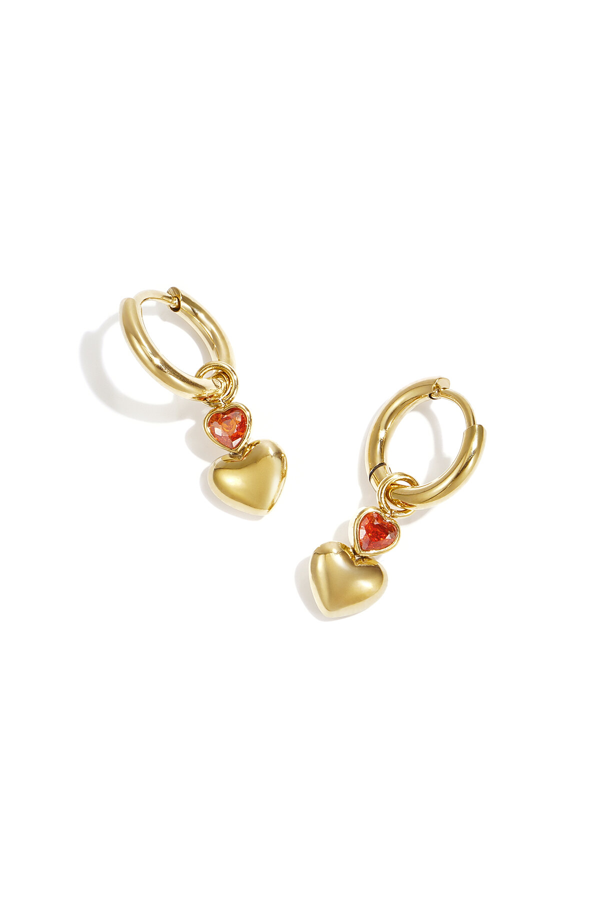 Ohrhänger aus Edelstahl, schlichte Serie „Alltagsschmuck“, Damenschmuck 