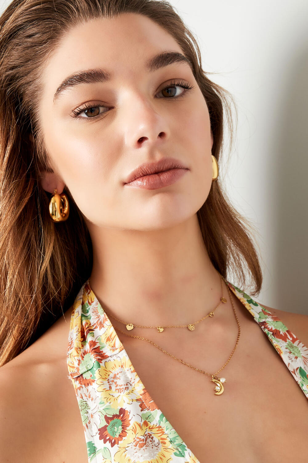 Collar con dijes - Color dorado Acero Inoxidable h5Imagen2