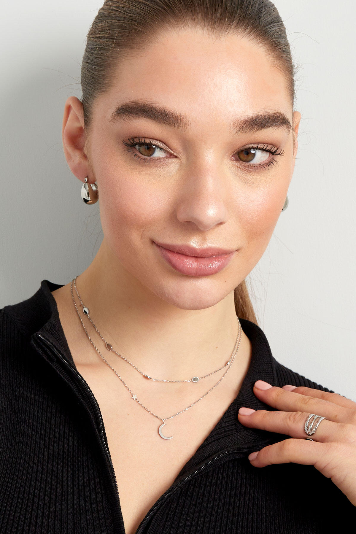 necklace moon with star 2