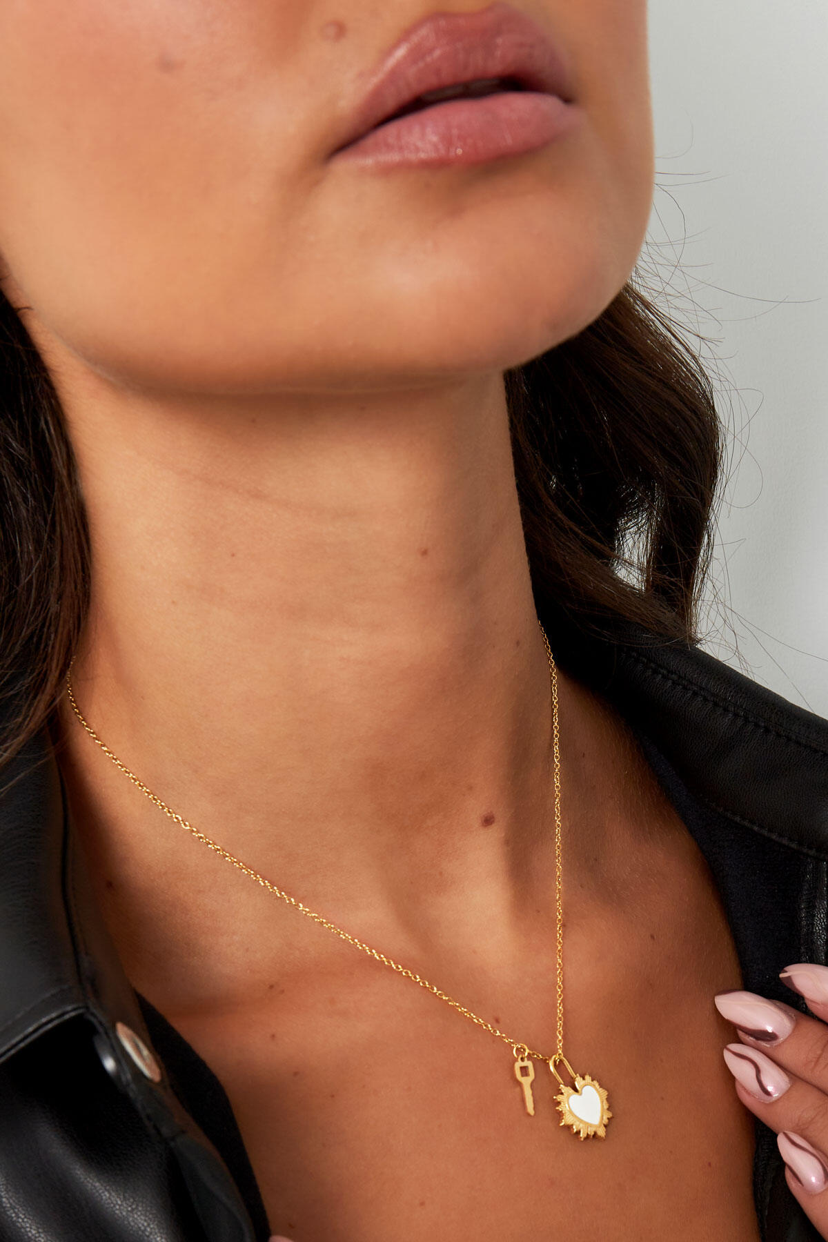 ketting hart met sleutel Afbeelding3