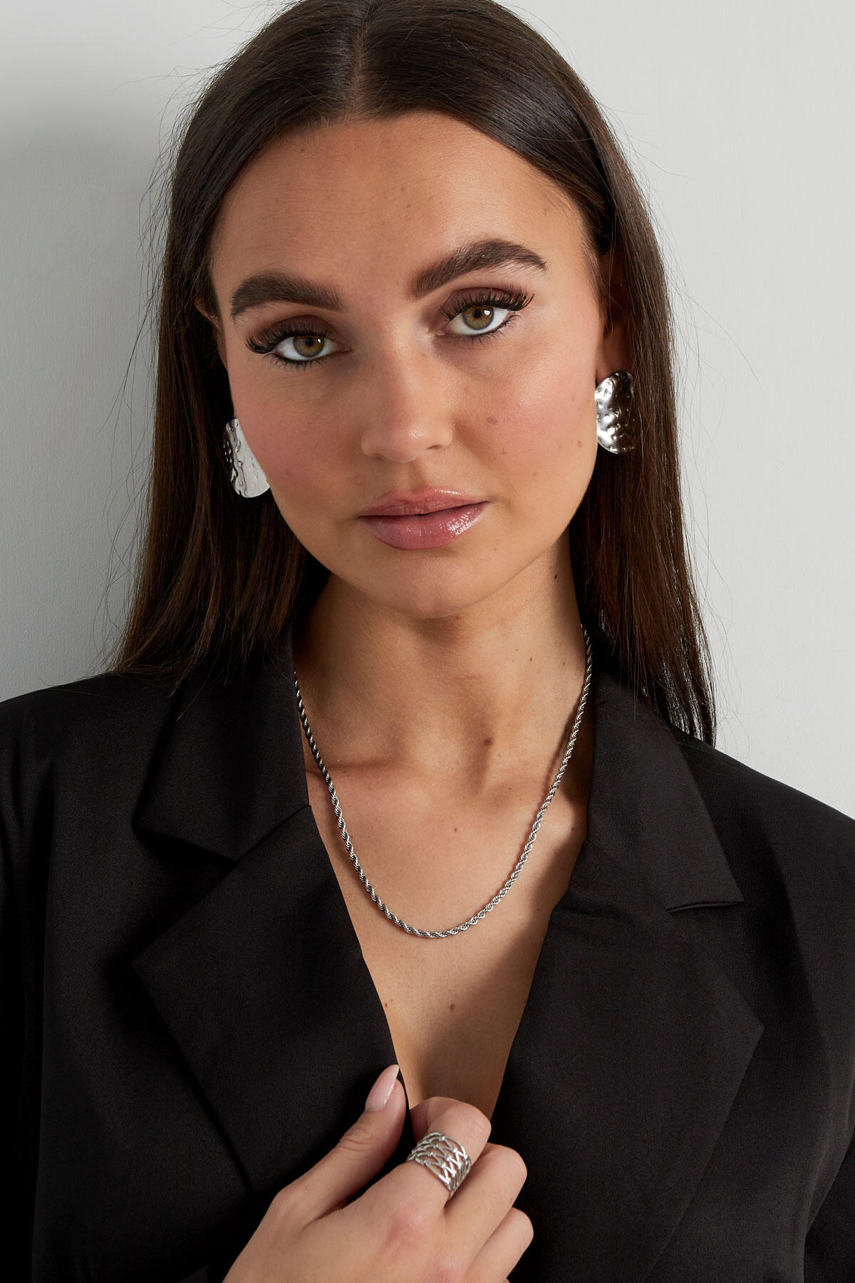 Unisex ketting gedraaid fijn - Goud kleur-3.0MM h5 Afbeelding4