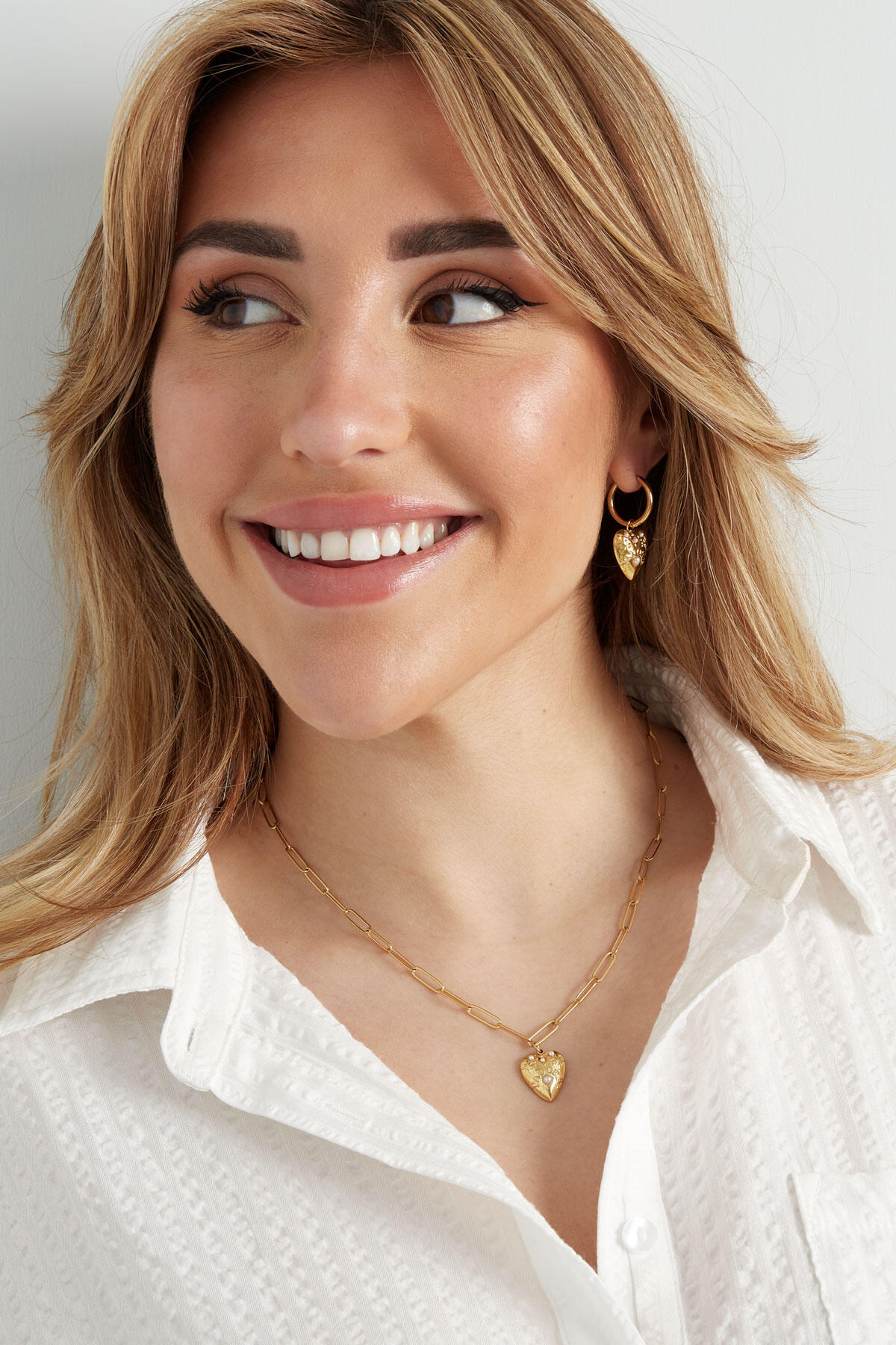 collana cuore d'oro Immagine2