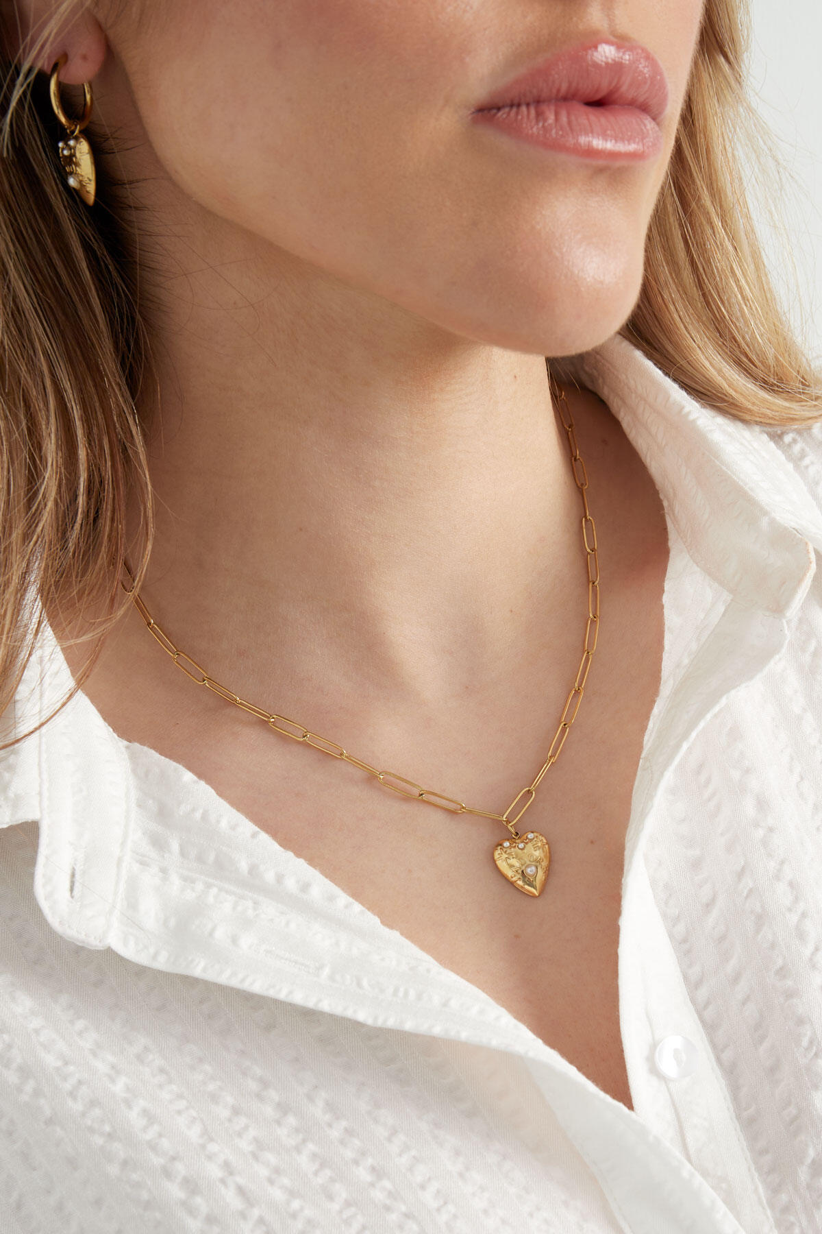 collana cuore d'oro h5 Immagine3