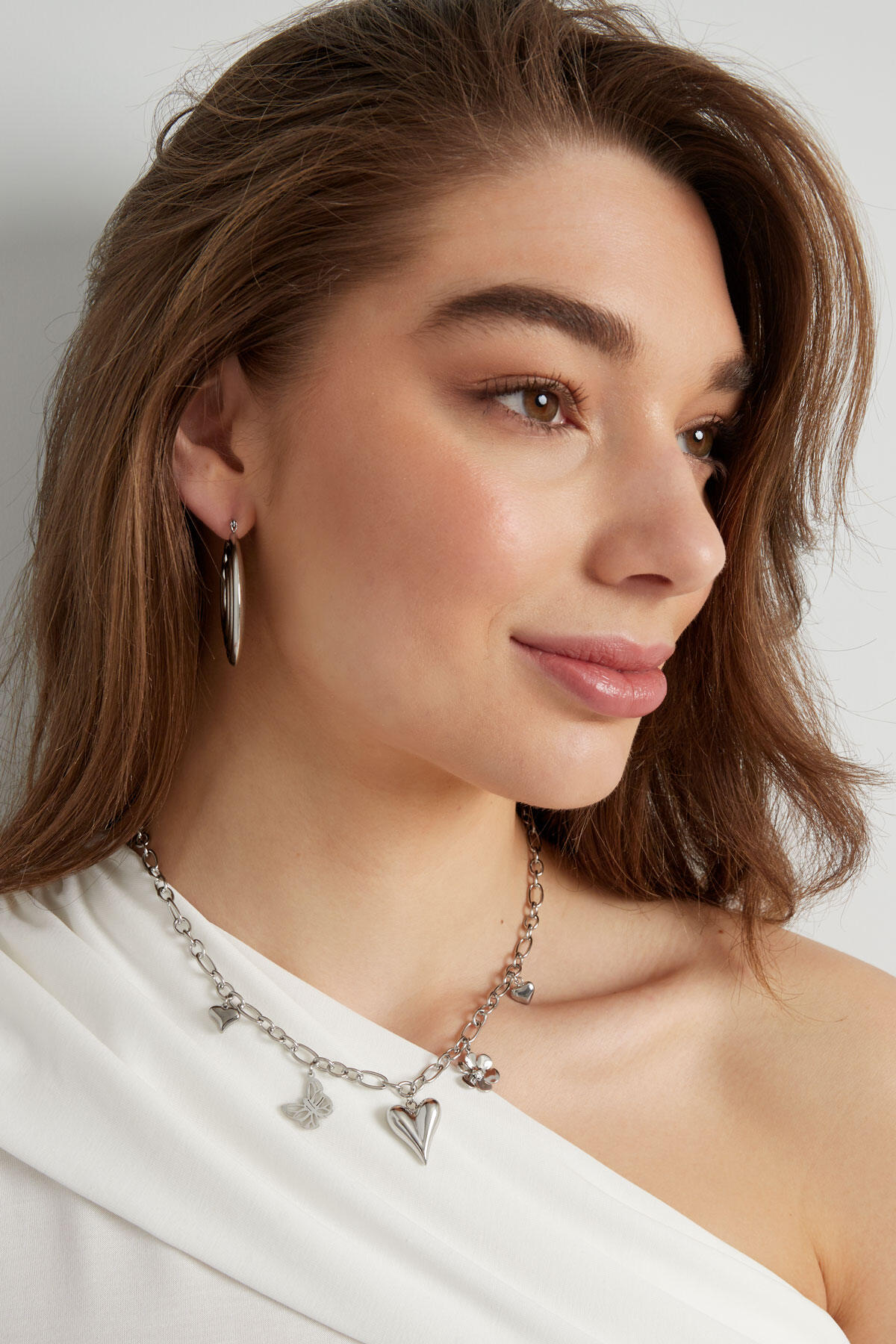 collana con ciondolo d'amore naturale h5 Immagine2