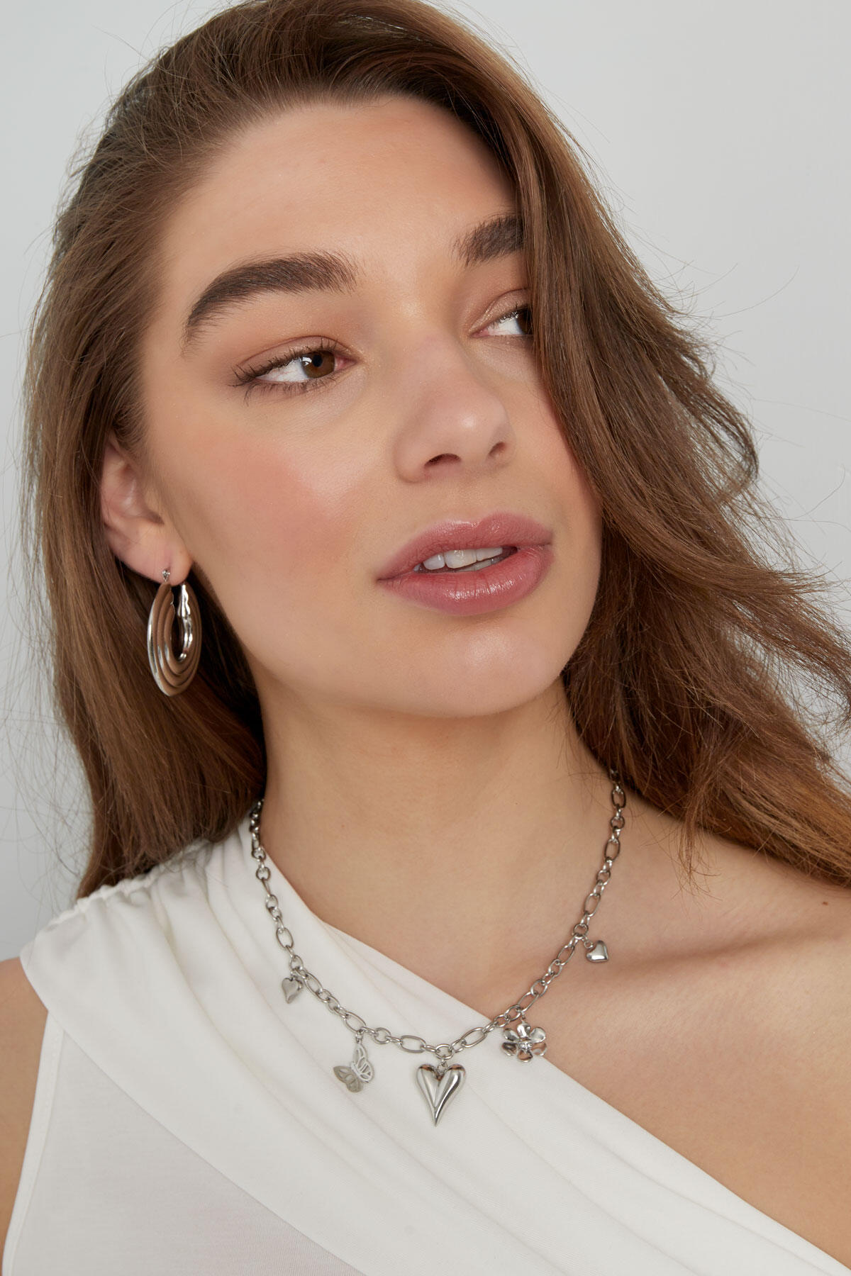 collana con ciondolo d'amore naturale h5 Immagine4