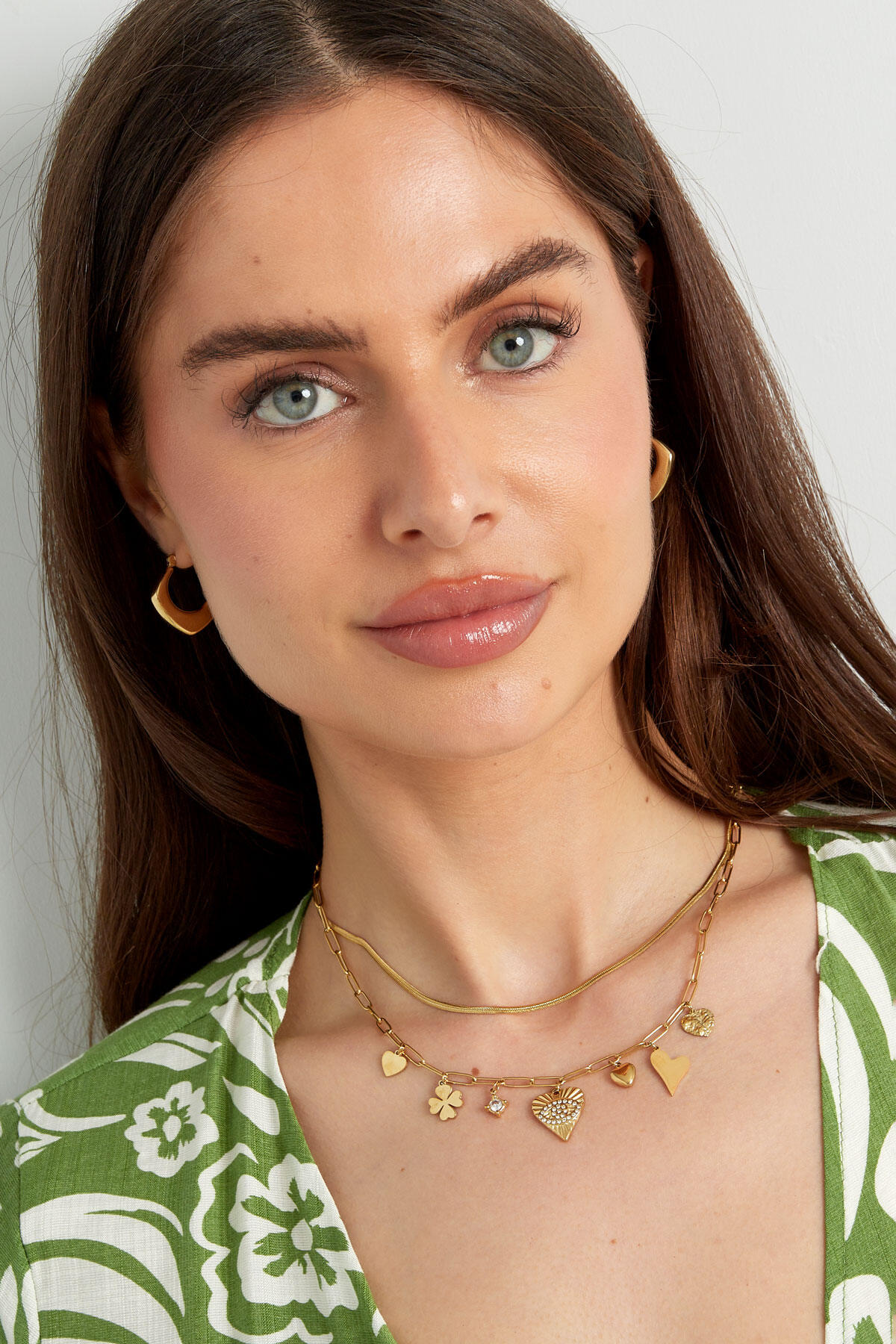 Charm Necklace Lucky Number 7 2