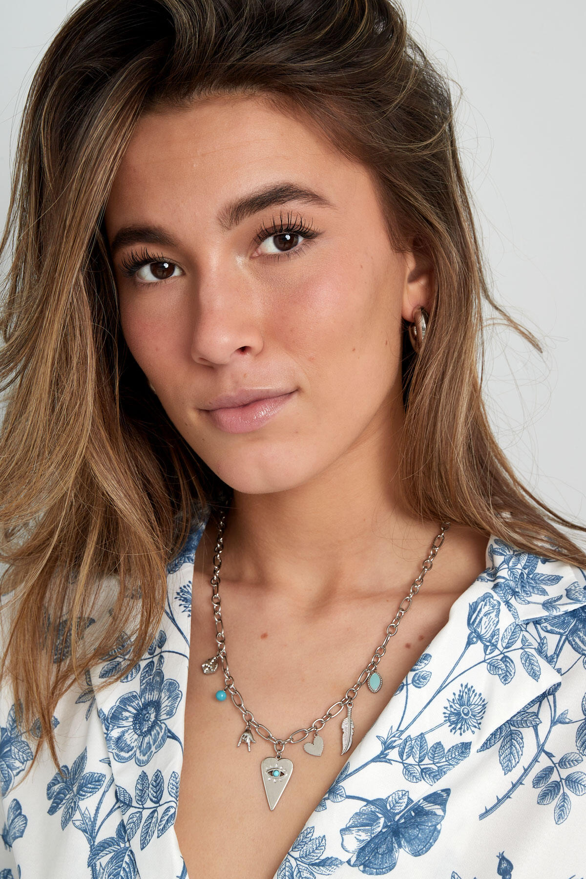 bedel ketting met vrolijke bedels h5 Afbeelding2