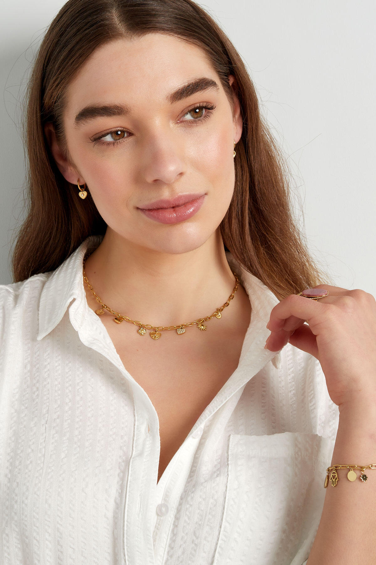 Charm Necklace Daily Style 2