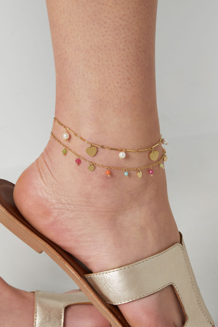Fußkette Perlenliebe 2