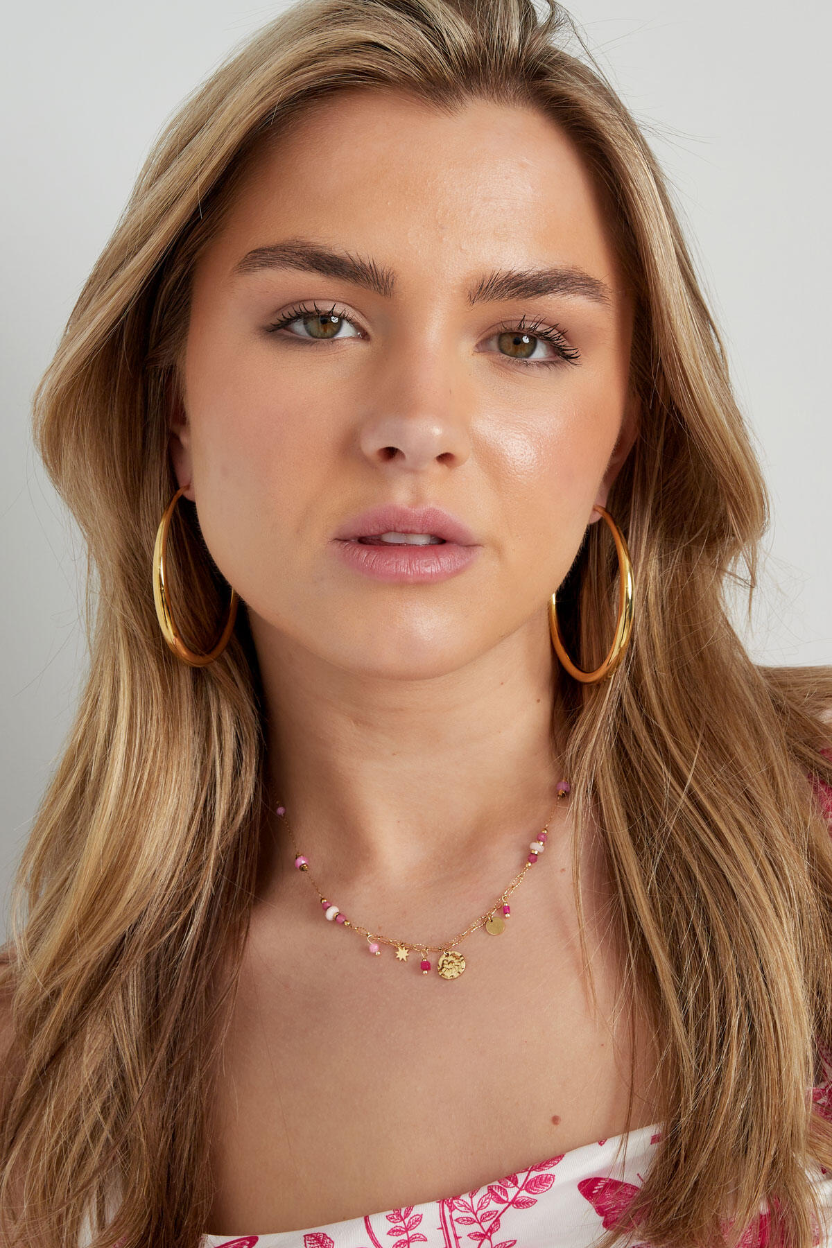 Collier Summer Vibe rose - Doré h5 Image2