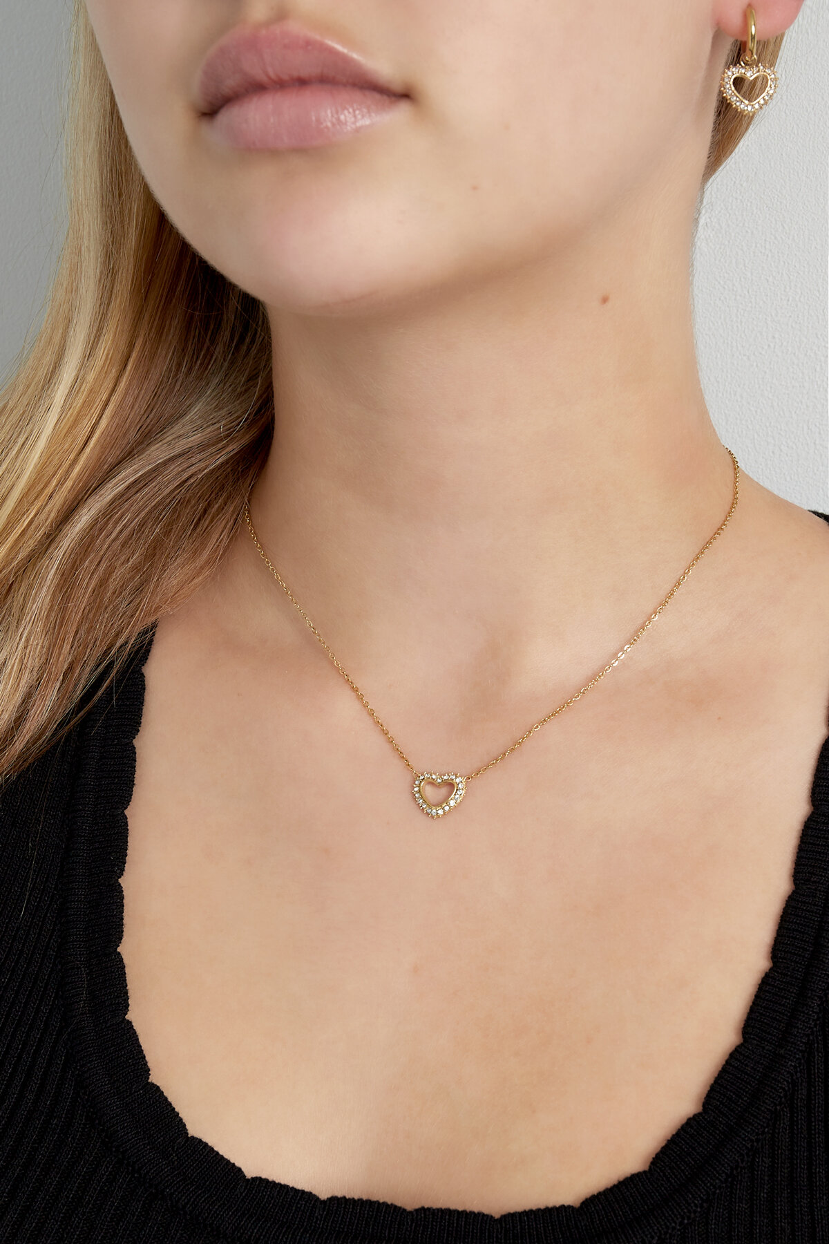 diamond heart necklace h5Picture3