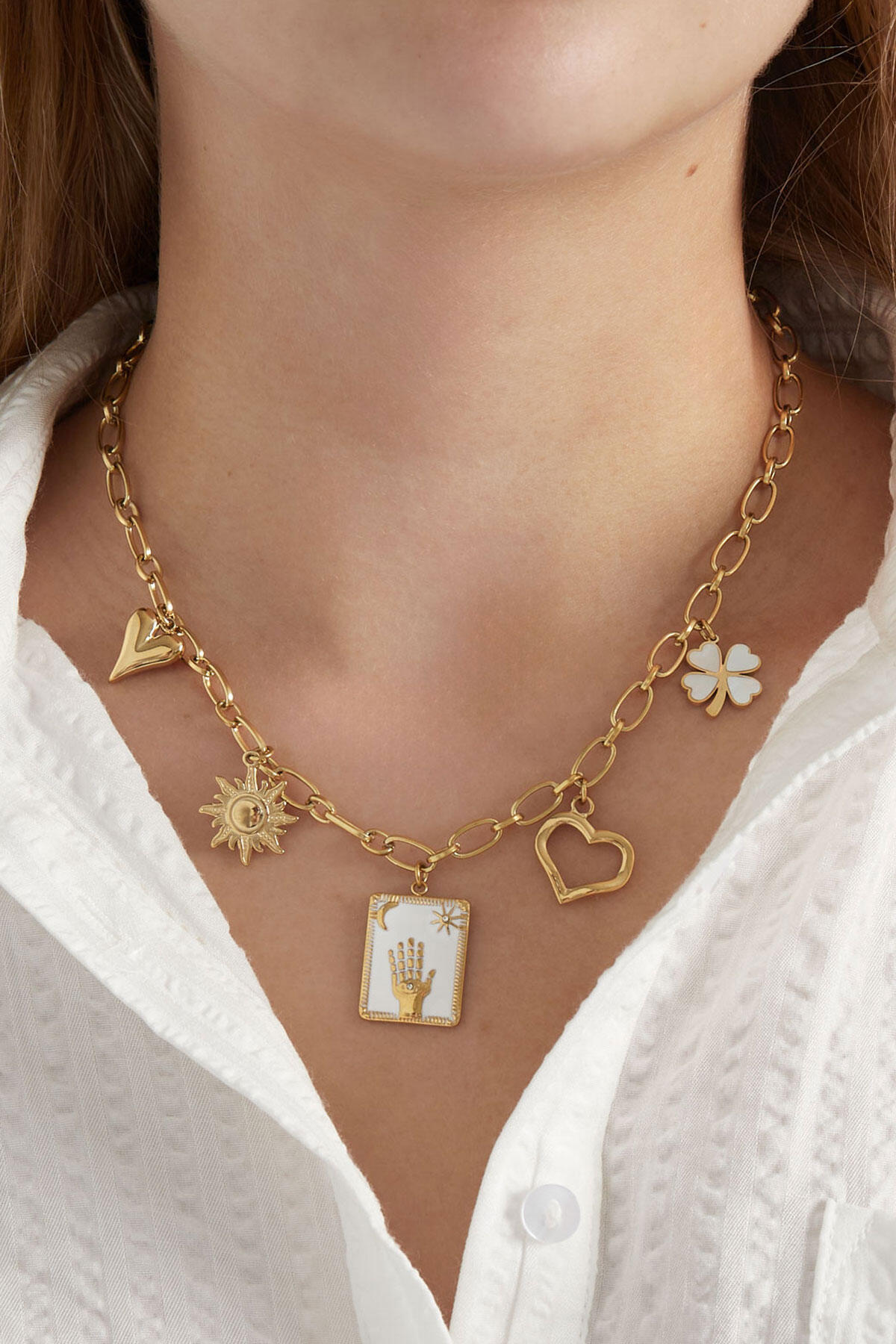 charm necklace raise your hand 2