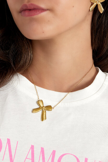 Schlichte Kette mit Schleife