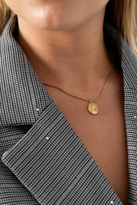 necklace with women's charm