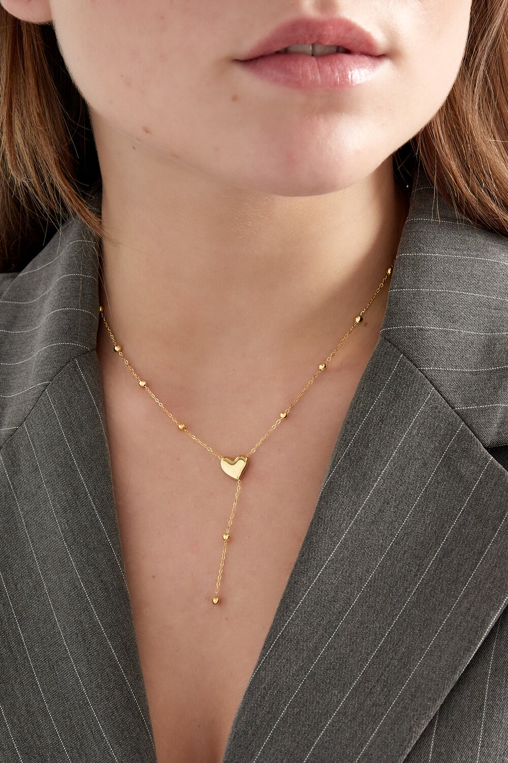 collana cuore con palline h5Immagine2