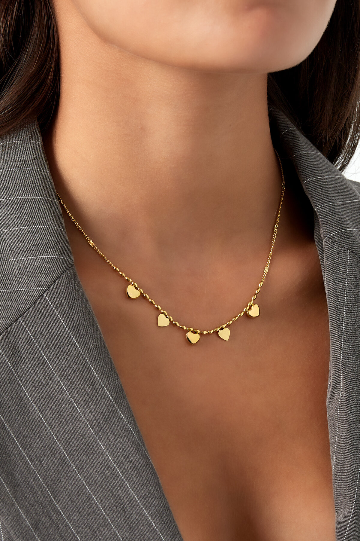 tiny heart affair necklace