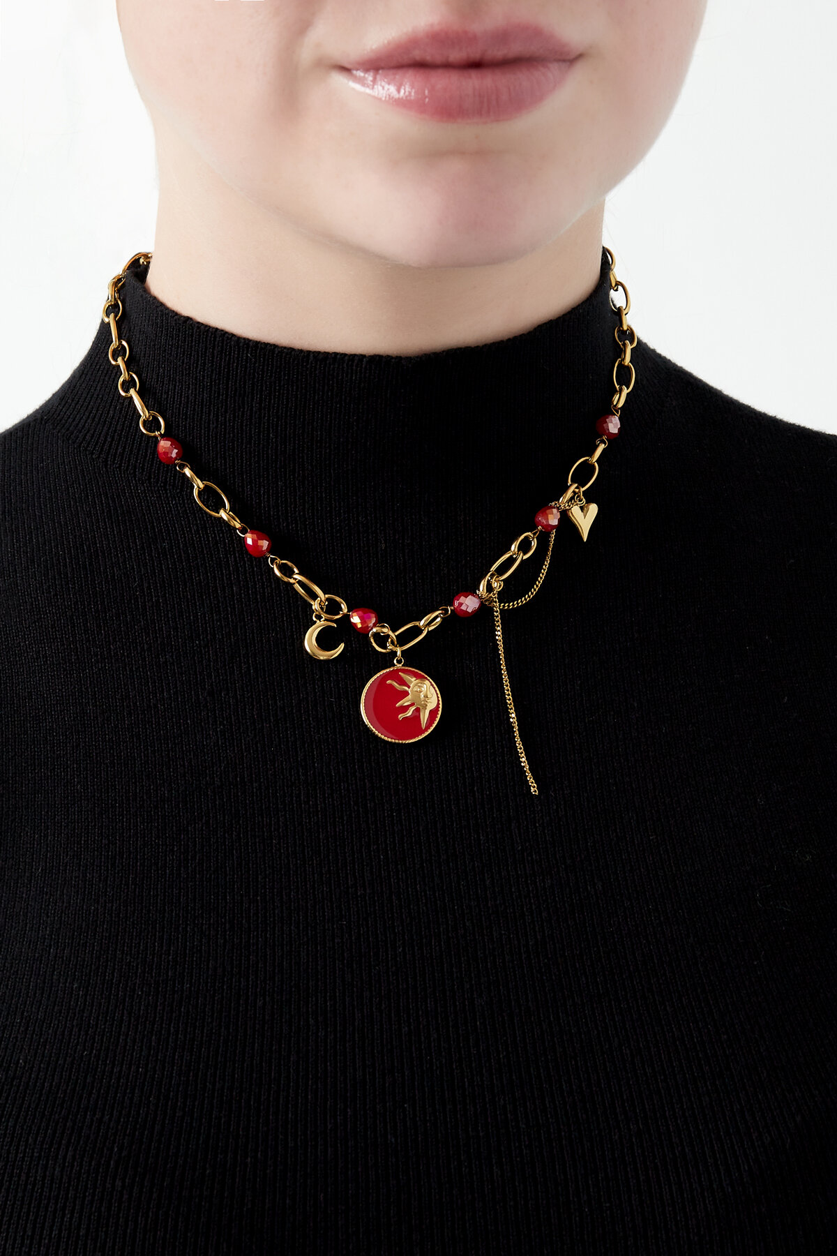 solar nights charm necklace