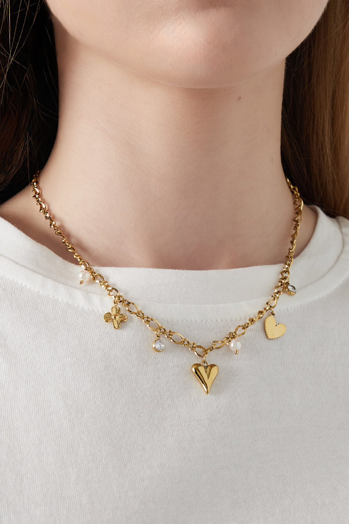 collar de amor brillante