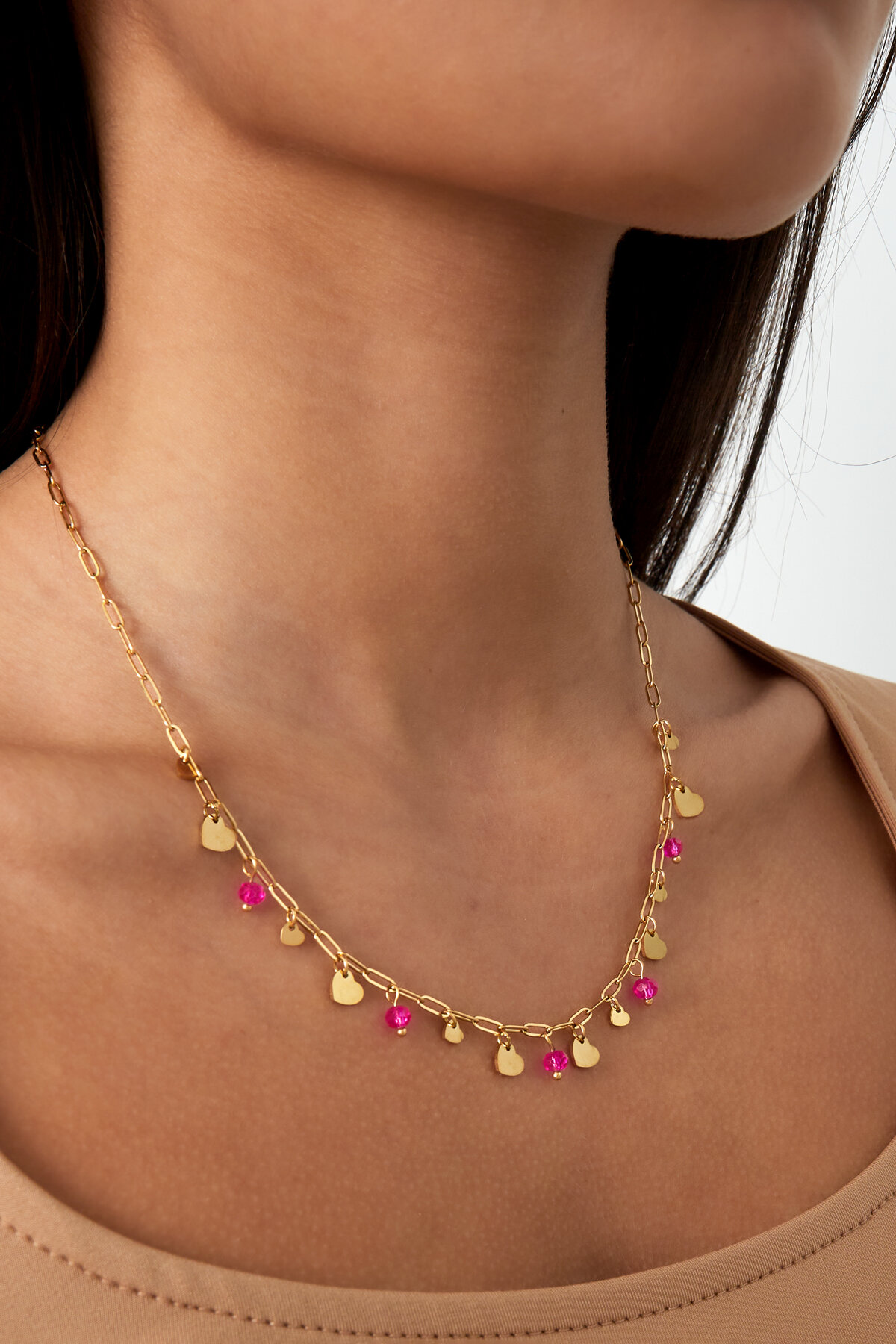 Halskette voller Liebe – Roségold