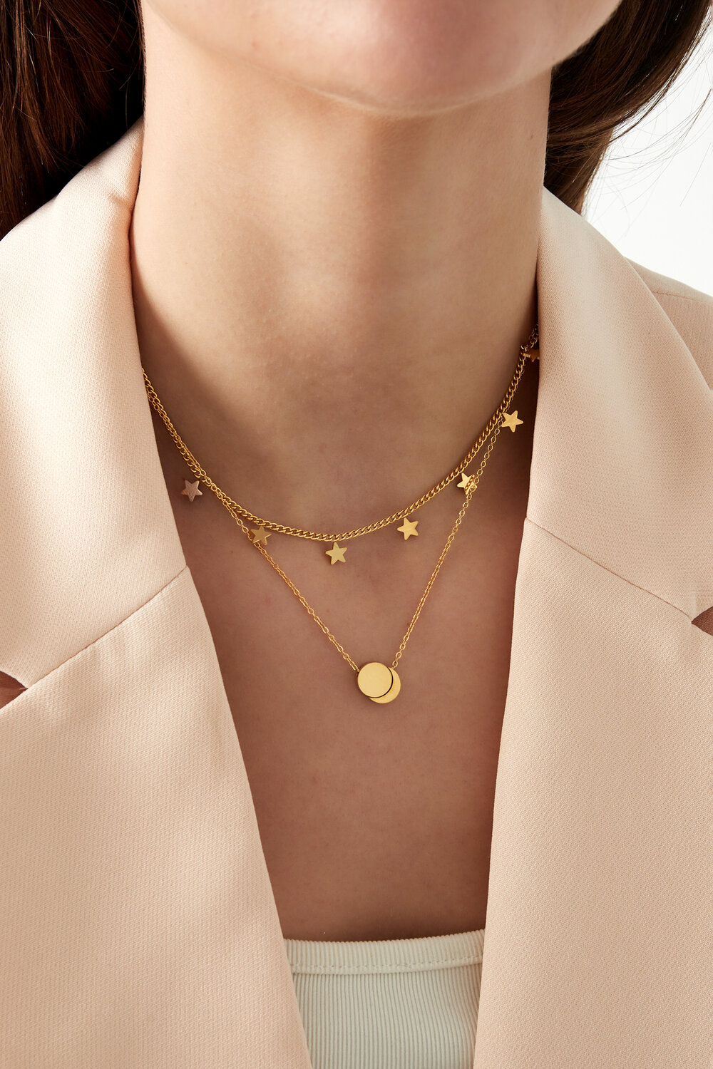 collana doppia stella Immagine2