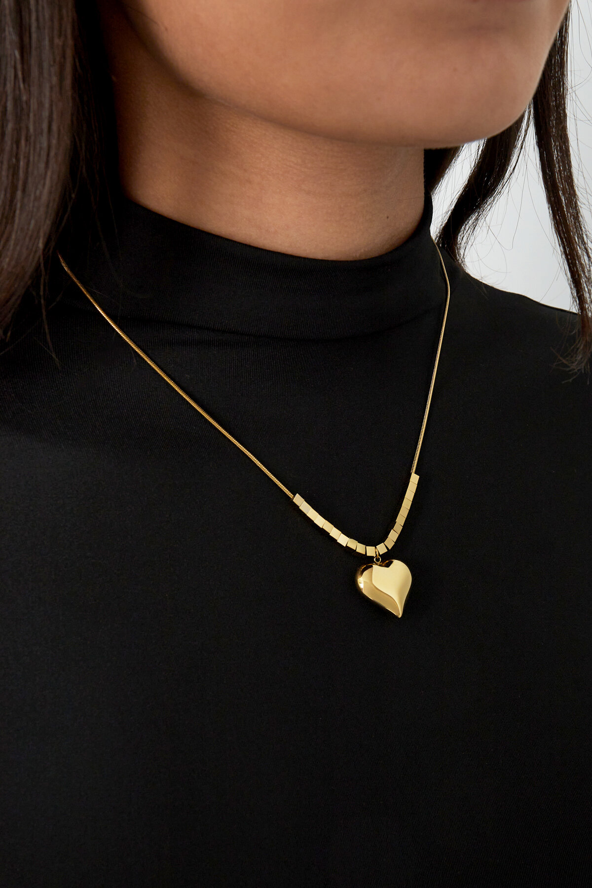 collana trendy a forma di cuore Immagine2