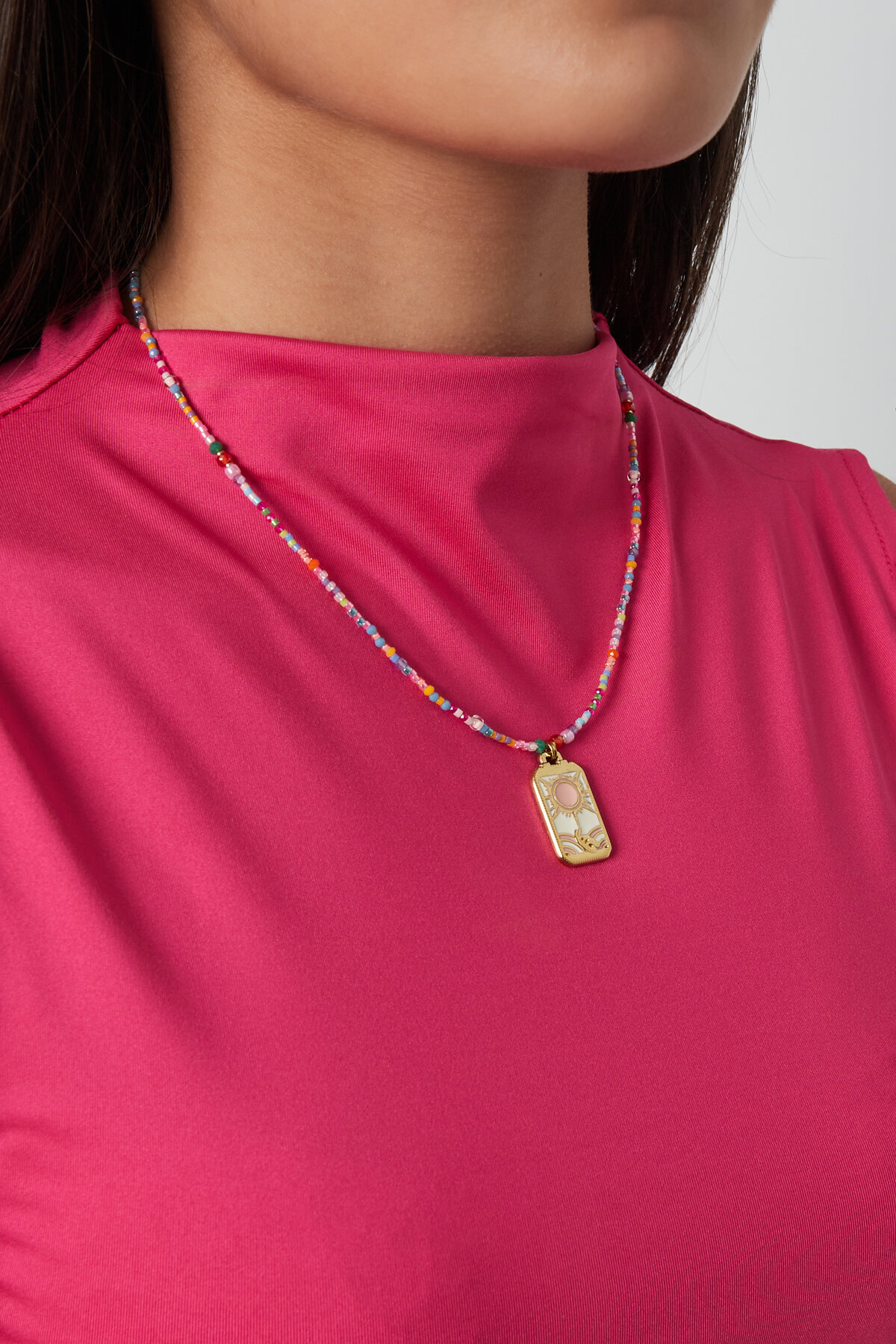 Collana colorata con sole - Multi h5 Immagine2