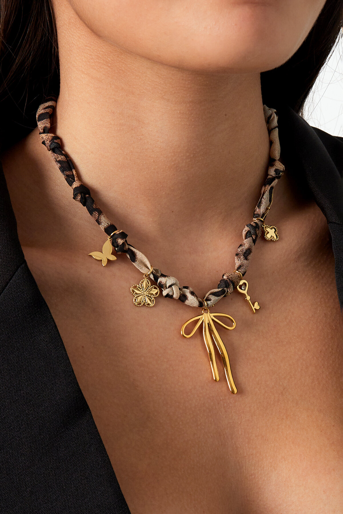 collana trendy leopardo Immagine2