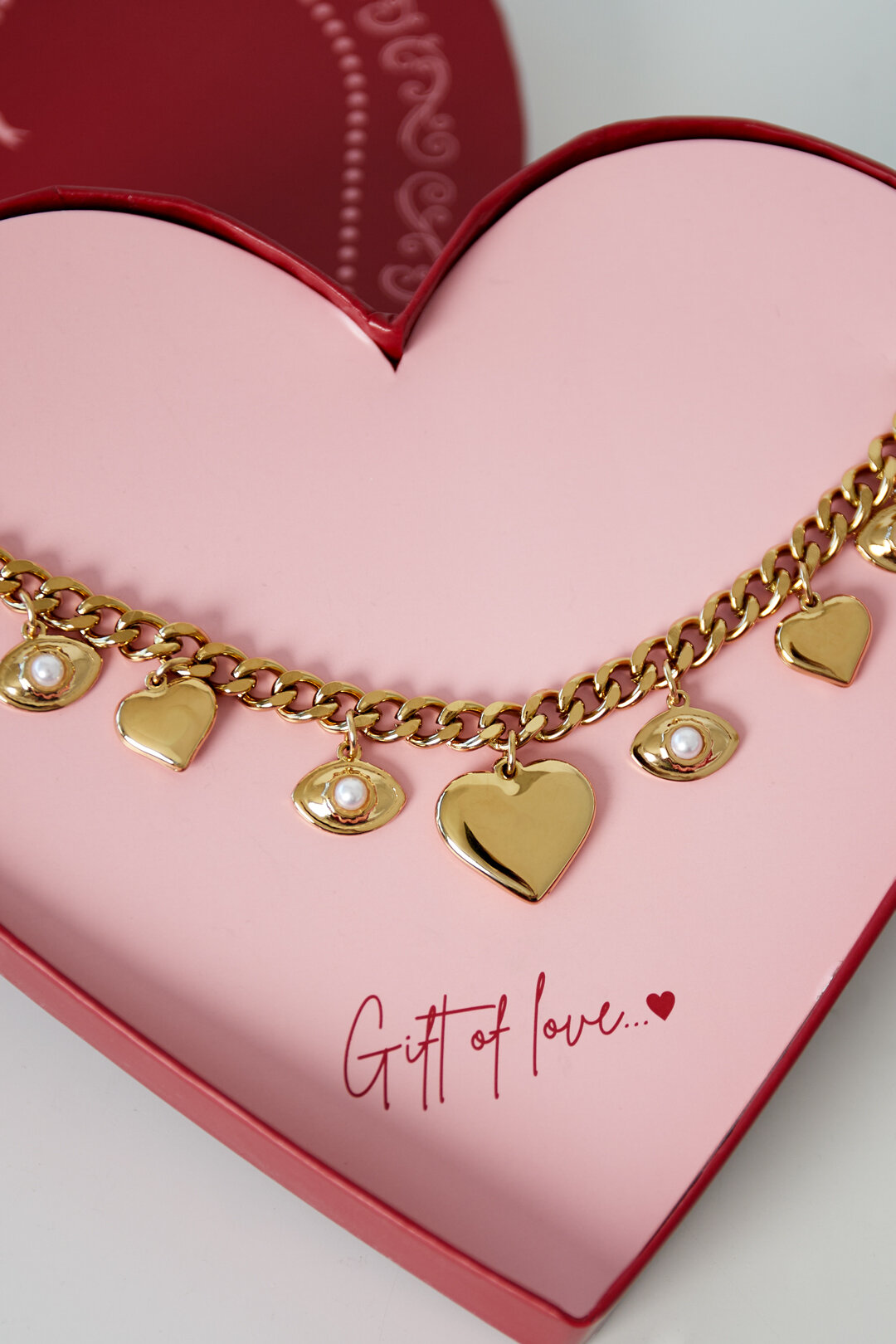 gift of love stainless steel eyes on you necklace h5Picture2