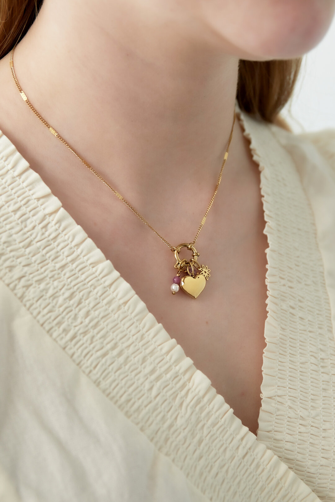 Mini heart DIY necklace h5 Picture2