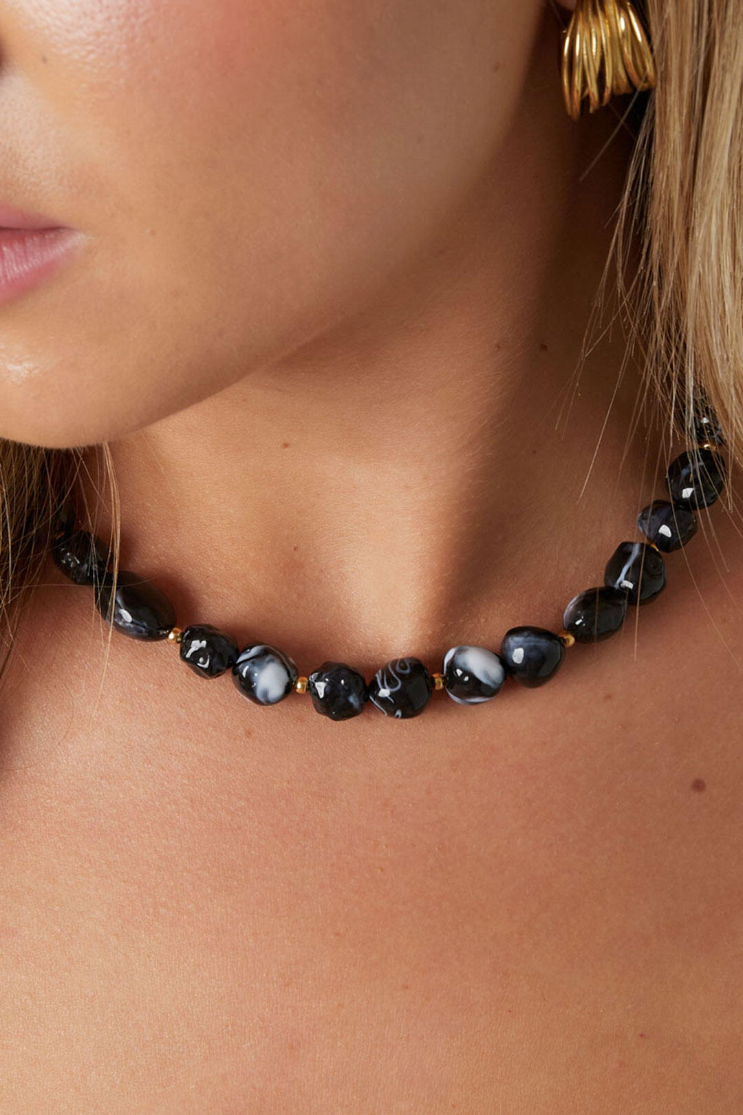 Necklace With Mixed Beads 2