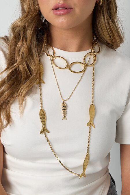 Stainless Steel Chain Necklaces Chain Casual Daily Simple Series Women's jewelry 2