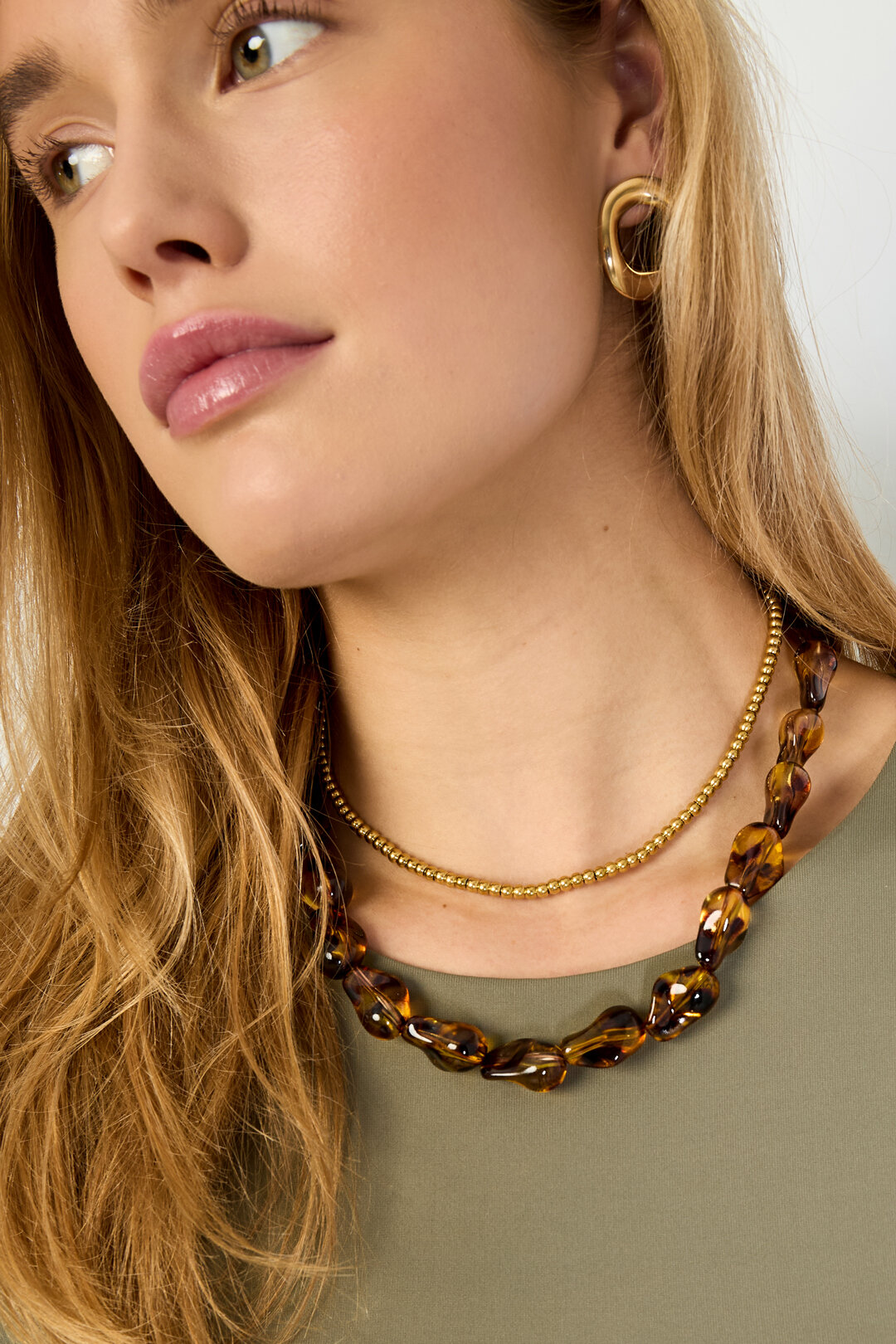 Acrylic Beaded Necklaces Beads Retro Daily Classic Series Women's jewelry Picture4