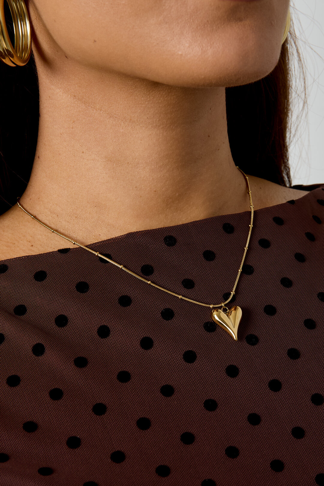 Ball necklace with iconic heart medium Picture3