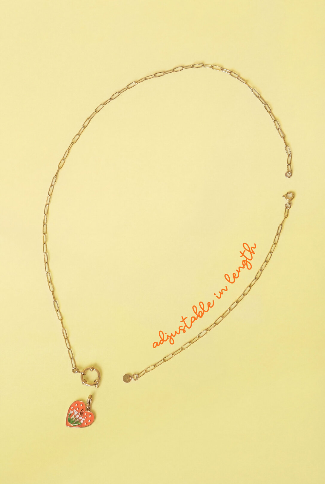 2-in-1 necklace and bracelet with oval links Picture2