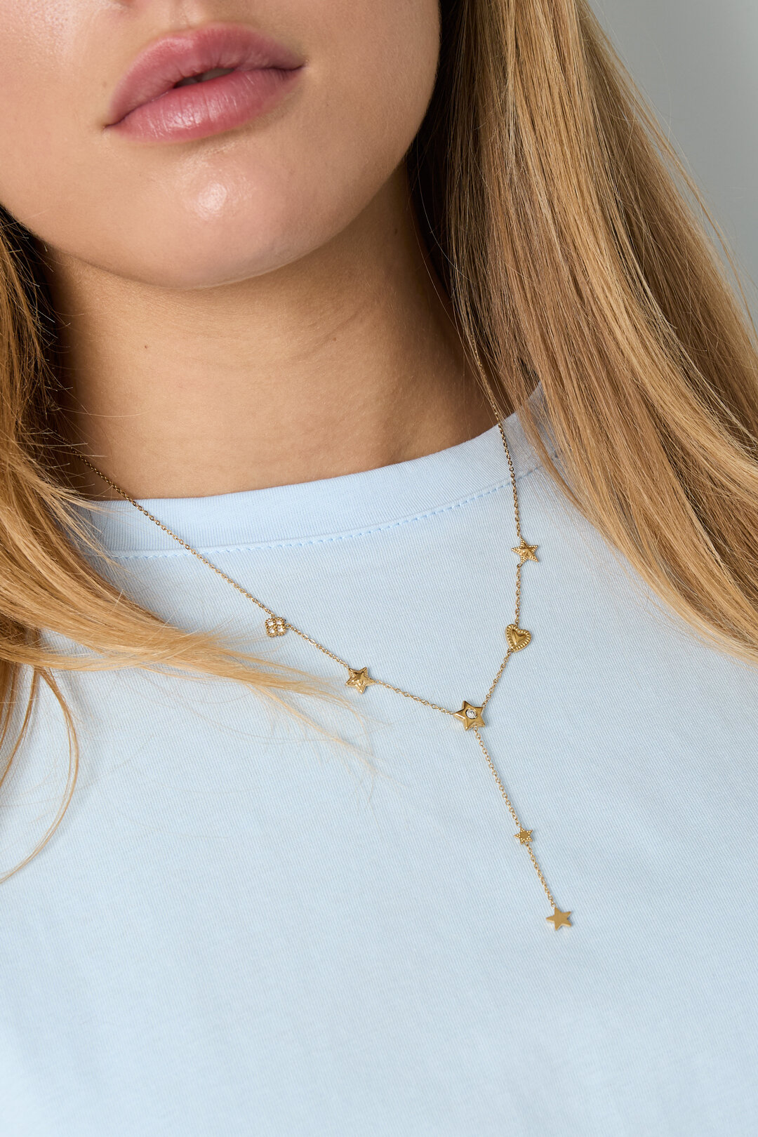 Stainless Steel Pendant necklaces Star Casual Daily Simple Series Women's jewelry h5 Picture5