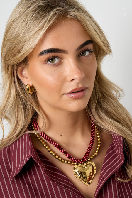 Polyester Pendant necklaces Heart Retro Daily Classic Series Women's jewelry